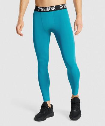 Pánské Legíny Gymshark Element Baselayer Blankyt | CZ 2217JPQ
